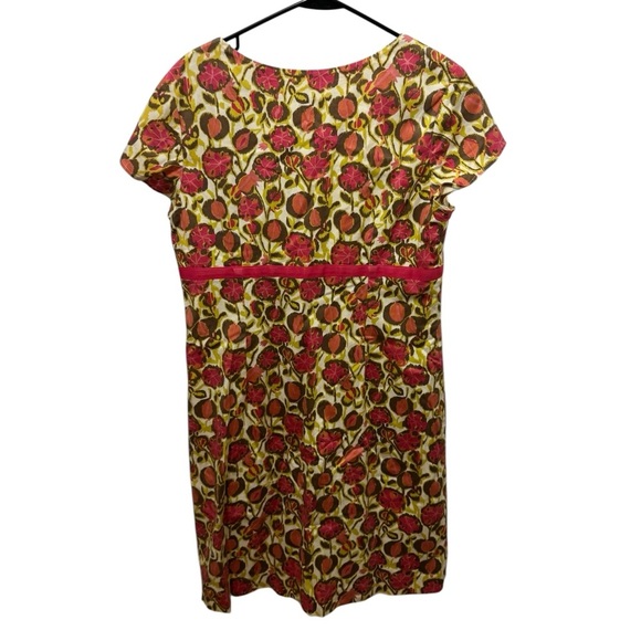 Boden Multicolor Floral Sheath Dress Size 14 - Picture 3 of 7